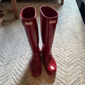 Hunter Boots- Red